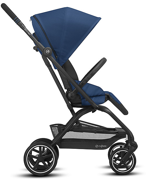 Cybex Passeggino Eezy S Twist+ 2 - Navy Blue - Rotazione Fronte Strada/Genitore Passeggini Leggeri