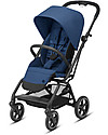Cybex Passeggino Eezy S Twist+ 2 - Navy Blue - Rotazione Fronte Strada/Genitore Passeggini Leggeri