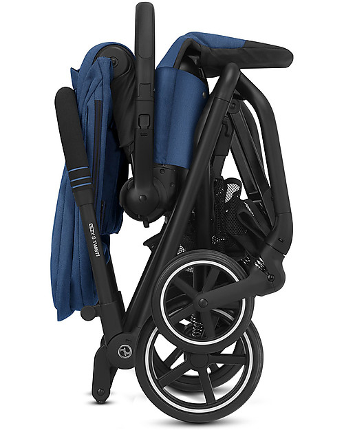 Cybex Passeggino Eezy S Twist+ 2 - Navy Blue - Rotazione Fronte Strada/Genitore Passeggini Leggeri
