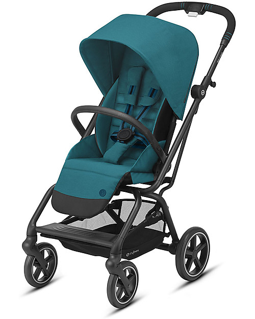 Cybex Passeggino Eezy S Twist+ 2 - River Blue - Rotazione Fronte Strada/Genitore Passeggini Leggeri