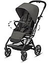Cybex Passeggino Eezy S Twist+ 2 - Soho Grey - Rotazione Fronte Strada/Genitore Passeggini Leggeri