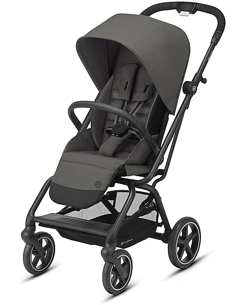Cybex Passeggino Eezy S Twist+ 2 - Soho Grey - Rotazione Fronte Strada/Genitore Passeggini Leggeri