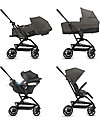 Cybex Passeggino Eezy S Twist+ 2 - Soho Grey - Rotazione Fronte Strada/Genitore Passeggini Leggeri