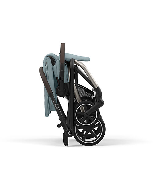 Cybex Passeggino Eezy S Twist + 2 - Stormy Blue - Telaio Taupe - Seduta Rotante a 360° Passeggini Classici