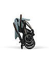 Cybex Passeggino Eezy S Twist + 2 - Stormy Blue - Telaio Taupe - Seduta Rotante a 360° Passeggini Classici