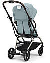 Cybex Passeggino Eezy S Twist + 2 - Stormy Blue - Telaio Taupe - Seduta Rotante a 360° Passeggini Classici