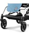 Cybex Passeggino Eezy S Twist+ 2 - Versione Plus - Beach Blue/Turquoise - Rotazione Fronte Strada/Genitore - dalla Nascita Passeggini Leggeri