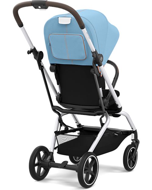 Cybex Passeggino Eezy S Twist+ 2 - Versione Plus - Beach Blue/Turquoise - Rotazione Fronte Strada/Genitore - dalla Nascita Passeggini Leggeri