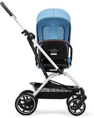 Cybex Passeggino Eezy S Twist+ 2 - Versione Plus - Beach Blue/Turquoise - Rotazione Fronte Strada/Genitore - dalla Nascita Passeggini Leggeri