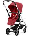 Cybex Passeggino Eezy S Twist+ 2 - Versione Plus - Hibiscus Red/Red - Rotazione Fronte Strada/Genitore - dalla Nascita Passeggini Leggeri