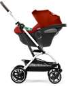 Cybex Passeggino Eezy S Twist+ 2 - Versione Plus - Hibiscus Red/Red - Rotazione Fronte Strada/Genitore - dalla Nascita Passeggini Leggeri