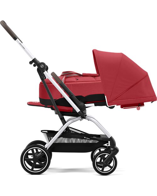 Cybex Passeggino Eezy S Twist+ 2 - Versione Plus - Hibiscus Red/Red - Rotazione Fronte Strada/Genitore - dalla Nascita Passeggini Leggeri