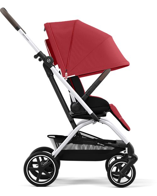 Cybex Passeggino Eezy S Twist+ 2 - Versione Plus - Hibiscus Red/Red - Rotazione Fronte Strada/Genitore - dalla Nascita Passeggini Leggeri