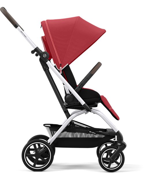 Cybex Passeggino Eezy S Twist+ 2 - Versione Plus - Hibiscus Red/Red - Rotazione Fronte Strada/Genitore - dalla Nascita Passeggini Leggeri