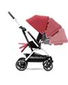 Cybex Passeggino Eezy S Twist+ 2 - Versione Plus - Hibiscus Red/Red - Rotazione Fronte Strada/Genitore - dalla Nascita Passeggini Leggeri