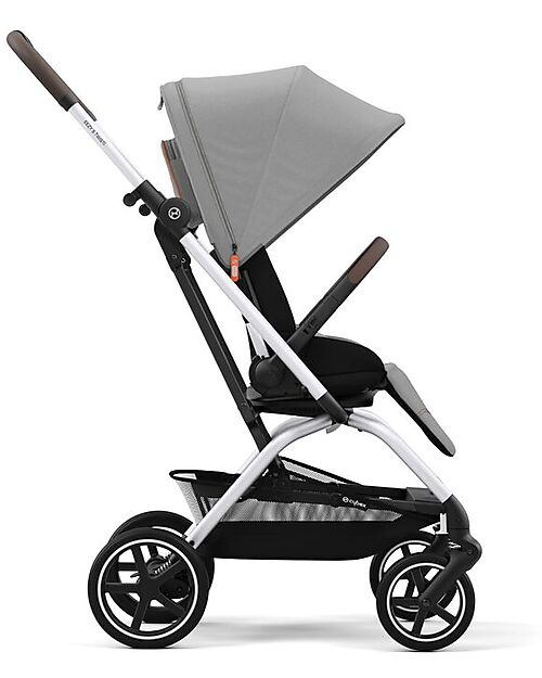 Cybex Passeggino Eezy S Twist+ 2 - Versione Plus - Lava Grey/Mid Grey - Rotazione Fronte Strada/Genitore - dalla Nascita Passeggini Leggeri