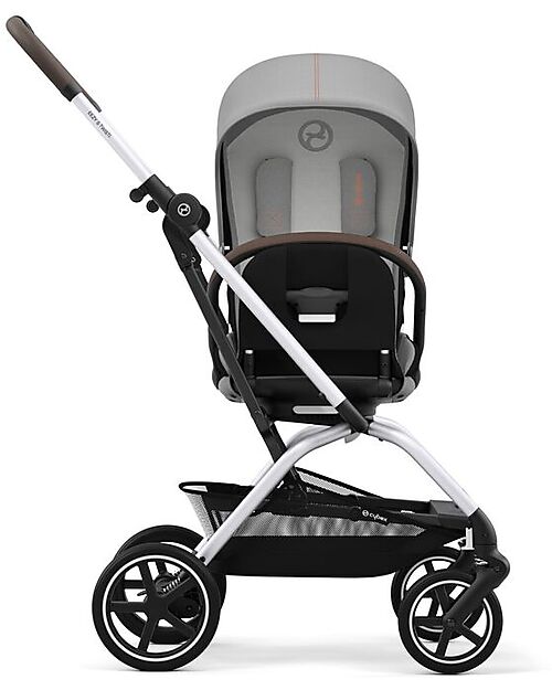 Cybex Passeggino Eezy S Twist+ 2 - Versione Plus - Lava Grey/Mid Grey - Rotazione Fronte Strada/Genitore - dalla Nascita Passeggini Leggeri