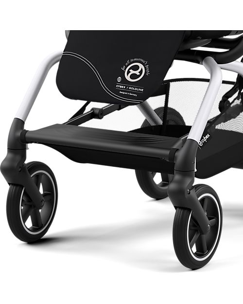 Cybex Passeggino Eezy S Twist+ 2 - Versione Plus - Moon Black/Black - Rotazione Fronte Strada/Genitore - dalla Nascita Passeggini Leggeri