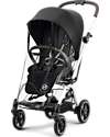 Cybex Passeggino Eezy S Twist+ 2 - Versione Plus - Moon Black/Black - Rotazione Fronte Strada/Genitore - dalla Nascita Passeggini Leggeri