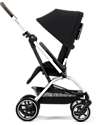 Cybex Passeggino Eezy S Twist+ 2 - Versione Plus - Moon Black/Black - Rotazione Fronte Strada/Genitore - dalla Nascita Passeggini Leggeri