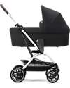 Cybex Passeggino Eezy S Twist+ 2 - Versione Plus - Moon Black/Black - Rotazione Fronte Strada/Genitore - dalla Nascita Passeggini Leggeri