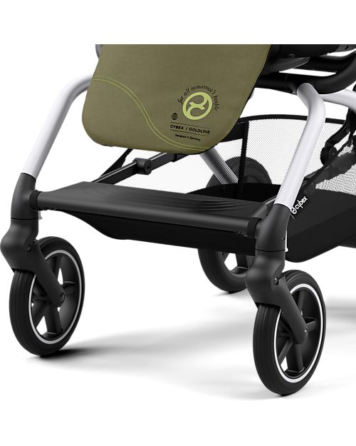 Cybex Passeggino Eezy S Twist+ 2 - Versione Plus - Nature Green/Green - Rotazione Fronte Strada/Genitore - dalla Nascita Passeggini Leggeri