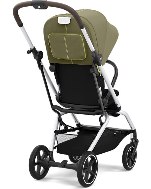 Cybex Passeggino Eezy S Twist+ 2 - Versione Plus - Nature Green/Green - Rotazione Fronte Strada/Genitore - dalla Nascita Passeggini Leggeri