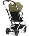 Cybex Passeggino Eezy S Twist+ 2 - Versione Plus - Nature Green/Green - Rotazione Fronte Strada/Genitore - dalla Nascita Passeggini Leggeri
