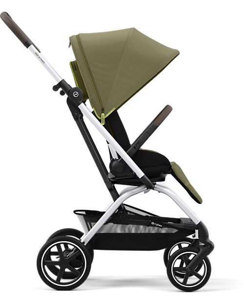 Cybex Passeggino Eezy S Twist+ 2 - Versione Plus - Nature Green/Green - Rotazione Fronte Strada/Genitore - dalla Nascita Passeggini Leggeri