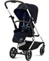 Cybex Passeggino Eezy S Twist+ 2 - Versione Plus - Ocean Blue/Navy Blue - Rotazione Fronte Strada/Genitore - dalla Nascita Passeggini Leggeri