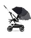 Cybex Passeggino Eezy S Twist+ 2 - Versione Plus - Ocean Blue/Navy Blue - Rotazione Fronte Strada/Genitore - dalla Nascita Passeggini Leggeri