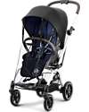 Cybex Passeggino Eezy S Twist+ 2 - Versione Plus - Ocean Blue/Navy Blue - Rotazione Fronte Strada/Genitore - dalla Nascita Passeggini Leggeri