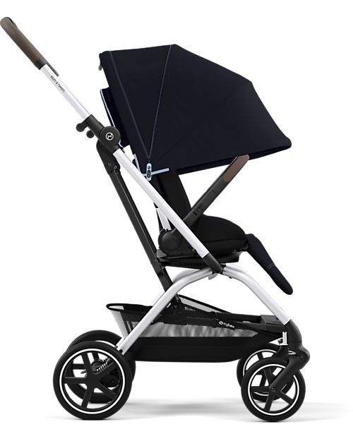 Cybex Passeggino Eezy S Twist+ 2 - Versione Plus - Ocean Blue/Navy Blue - Rotazione Fronte Strada/Genitore - dalla Nascita Passeggini Leggeri