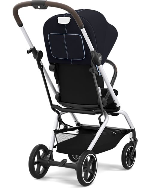 Cybex Passeggino Eezy S Twist+ 2 - Versione Plus - Ocean Blue/Navy Blue - Rotazione Fronte Strada/Genitore - dalla Nascita Passeggini Leggeri