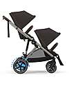 Cybex Passeggino Elettrico E-Gazelle S - Chocolate Brown - dalla Nascita ai 4 Anni - Multifunzionale Passeggini Gemellari