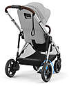 Cybex Passeggino Elettrico E-Gazelle S - Mid Grey - dalla Nascita ai 4 Anni - Multifunzionale Passeggini Gemellari