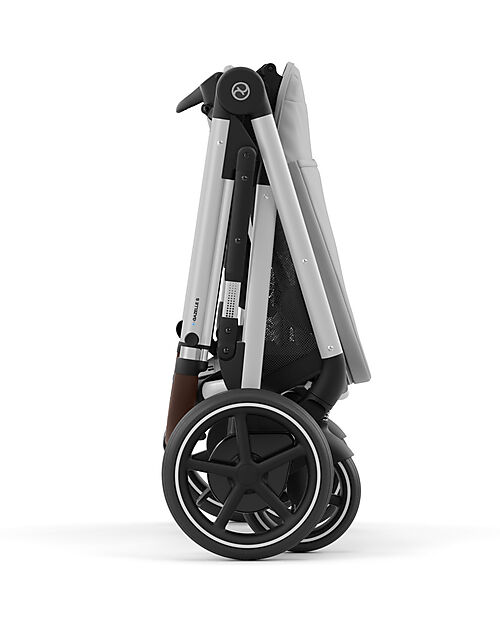 Cybex Passeggino Elettrico E-Gazelle S - Mid Grey - dalla Nascita ai 4 Anni - Multifunzionale Passeggini Gemellari