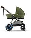Cybex Passeggino Elettrico E-Gazelle S - Moss Green/Khaki - dalla Nascita ai 4 Anni - Multifunzionale Passeggini Gemellari