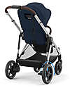 Cybex Passeggino Elettrico E-Gazelle S - Ocean Blue/Navy Blue - dalla Nascita ai 4 Anni - Multifunzionale Passeggini Gemellari