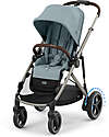 Cybex Passeggino Elettrico E-Gazelle S - Stormy Blue/Light Blue - dalla Nascita ai 4 Anni - Multifunzionale Passeggini Gemellari