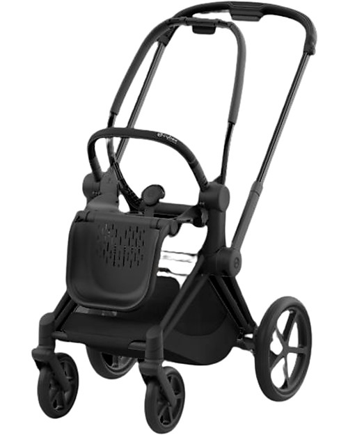Cybex Passeggino Elettrico e-Priam - Matt Black - con App per Dondolio! Passeggini Classici