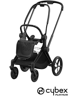 Cybex Passeggino Elettrico e-Priam - Matt Black - con App per Dondolio! Passeggini Classici