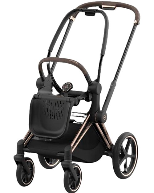 Cybex Passeggino Elettrico e-Priam - Rosegold - con App per Dondolio! Passeggini Classici