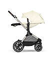 Cybex Passeggino EOS Lux 2-in-1 con Attacchi Intercambiabili: da Navicella a Seduta - Tortora Seashell Beige - dalla Nascita ai 4 Anni! Passeggini Trio e Duo