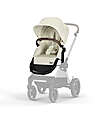 Cybex Passeggino EOS Lux 2-in-1 con Attacchi Intercambiabili: da Navicella a Seduta - Tortora Seashell Beige - dalla Nascita ai 4 Anni! Passeggini Trio e Duo