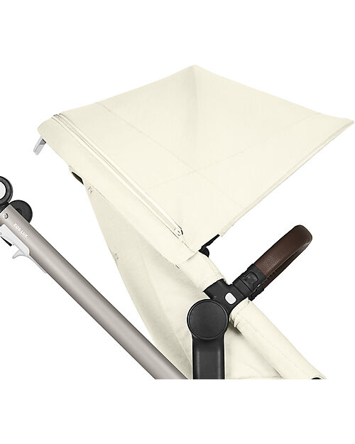 Cybex Passeggino EOS Lux 2-in-1 con Attacchi Intercambiabili: da Navicella a Seduta - Tortora Seashell Beige - dalla Nascita ai 4 Anni! Passeggini Trio e Duo