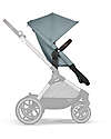 Cybex Passeggino EOS Lux 2-in-1 con Attacchi Intercambiabili: da Navicella a Seduta - Tortora Sky Blue - dalla Nascita ai 4 Anni! Passeggini Trio e Duo