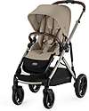 Cybex Passeggino Gazelle S - Almond Beige - dalla Nascita ai 4 Anni - Multifunzionale Passeggini Gemellari