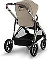 Cybex Passeggino Gazelle S - Almond Beige - dalla Nascita ai 4 Anni - Multifunzionale Passeggini Gemellari