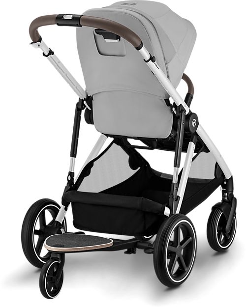 Cybex Passeggino Gazelle S - Argento-Lava Grey - dalla Nascita ai 4 Anni - Multifunzionale Passeggini Gemellari
